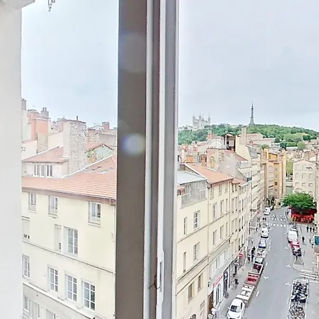 Appartement T3 Hyper Centre De Lyon, Super Vue Fourviere Exterior foto